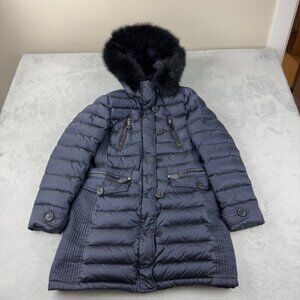 Burberry Navy Blue Down Puffer Jacket Women’s Size M